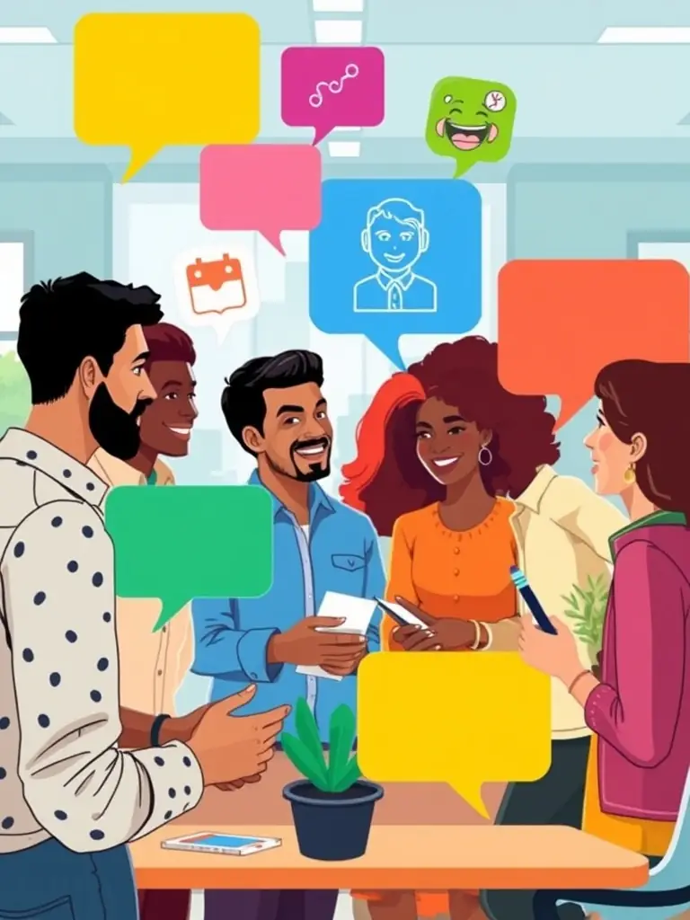 A diverse group of business owners collaborating in a modern office space, representing the flexibility of transacteasy to adapt to various business models.